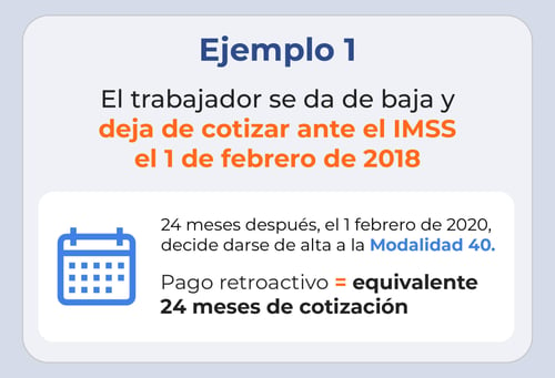 Baja del IMSS para Modalidad 40