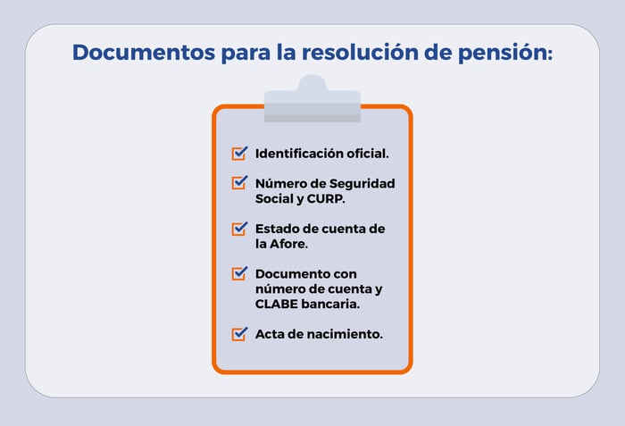 5 documentos para tramitar la resolución de pensión en el IMSS